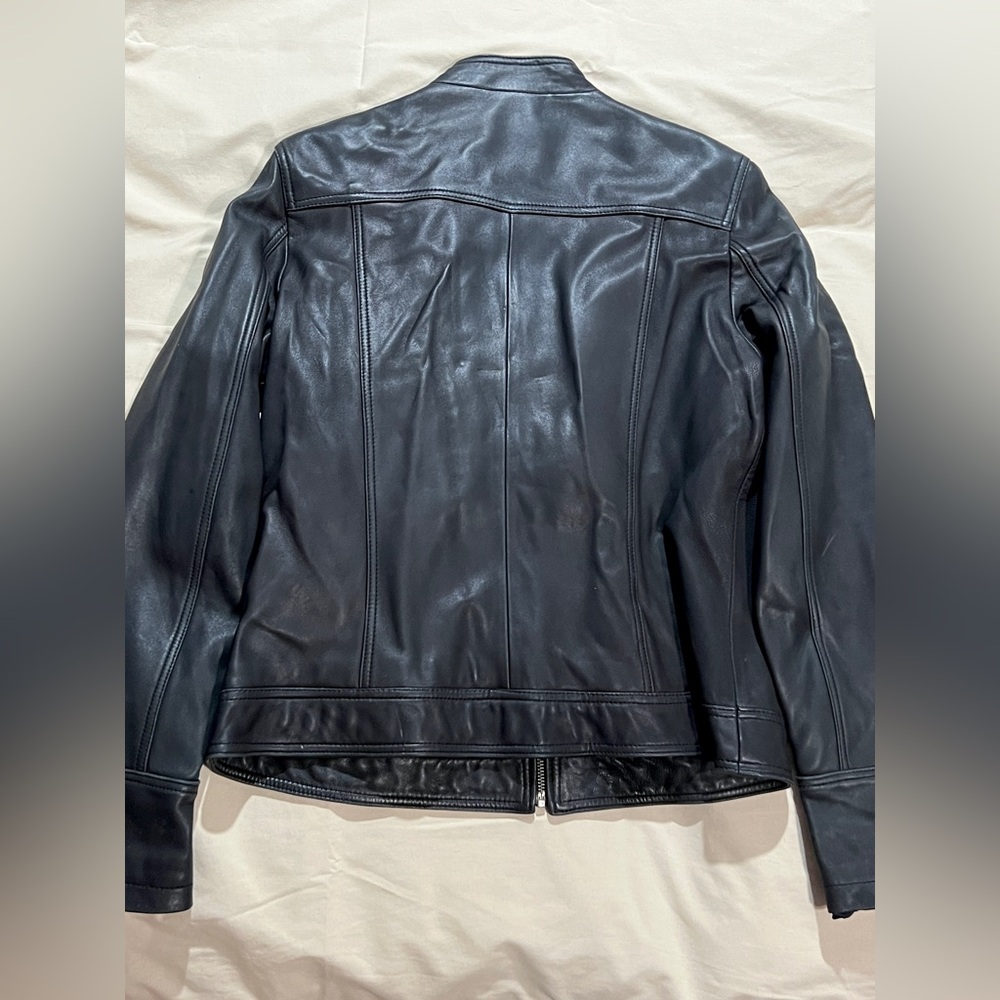 a.n.a. - Black Leather Jacket Size-M/L - Picture 4 of 4